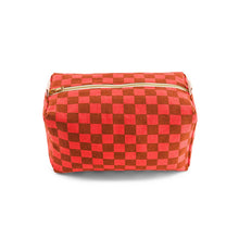 Load image into Gallery viewer, Cherry Checkerboard Wash Bag
