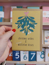 Load image into Gallery viewer, Card - Christmas wishes & (consensual) mistletoe kisses
