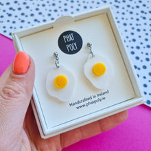 Load image into Gallery viewer, Fried Egg Earrings
