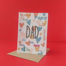 Load image into Gallery viewer, Dad, Daddy, Pops, Dadaí etc (Card)