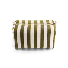 Load image into Gallery viewer, Khakie Stripe Wash Bag
