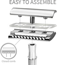 Load image into Gallery viewer, Metal Safety Razor - Silver