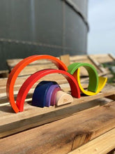 Load image into Gallery viewer, Wooden Stacking Rainbow