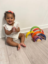 Load image into Gallery viewer, Wooden Stacking Rainbow