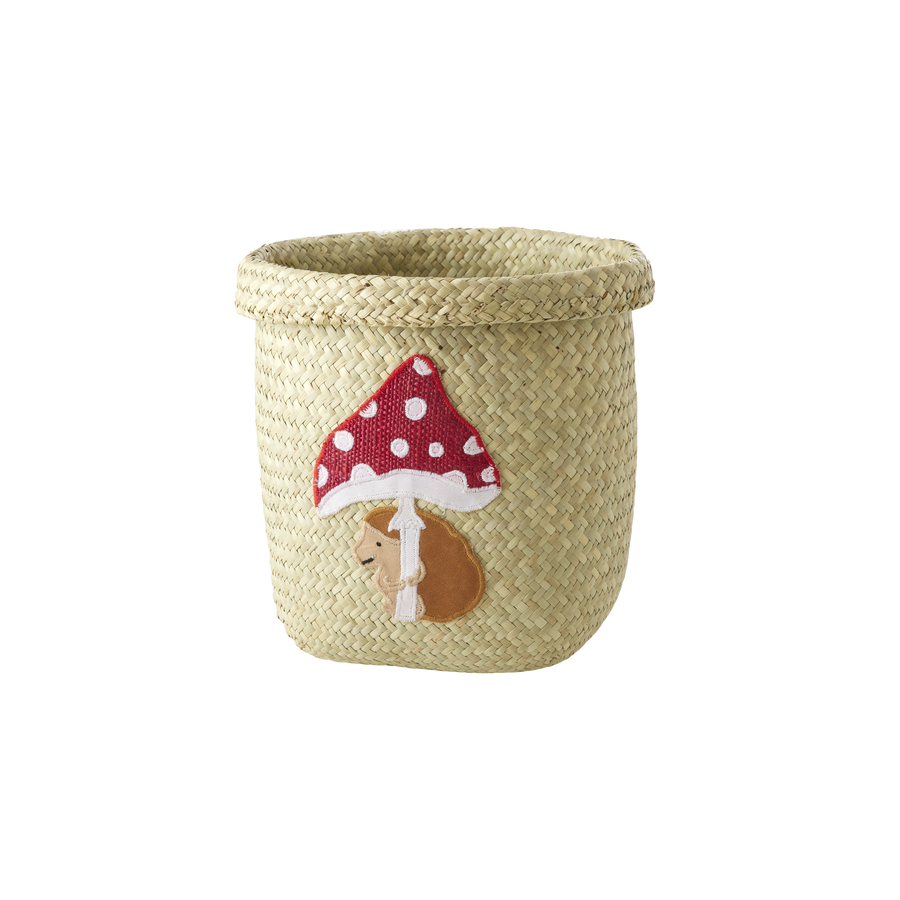 Large Raffia Storage Basket - Happy Forest Theme