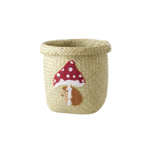 Load image into Gallery viewer, Large Raffia Storage Basket - Happy Forest Theme