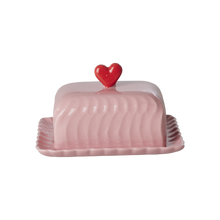 Load image into Gallery viewer, Ceramic Butter Dish - Pink