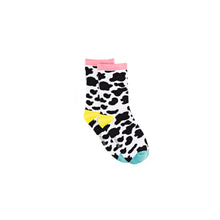 Load image into Gallery viewer, Cow Print Bamboo Sock (seamless toe)