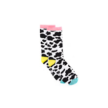 Load image into Gallery viewer, Cow Print Bamboo Sock (seamless toe)