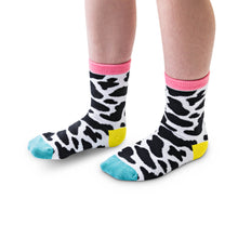 Load image into Gallery viewer, Cow Print Bamboo Sock (seamless toe)
