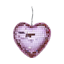 Load image into Gallery viewer, Medium Heart Disco Ball - Pink