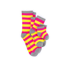 Load image into Gallery viewer, Fruit Salad Bamboo Sock (seamless toe)