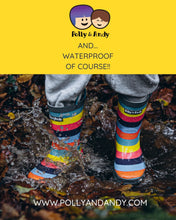 Load image into Gallery viewer, Sustainable Rainbow Rainboots now with 60% off with code SIXTY