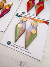 Load image into Gallery viewer, The Messy Brunette Geometric Earrings