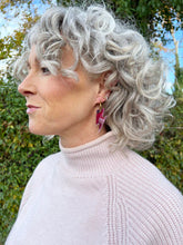 Load image into Gallery viewer, The Messy Brunette Lightening Bolt Hoops