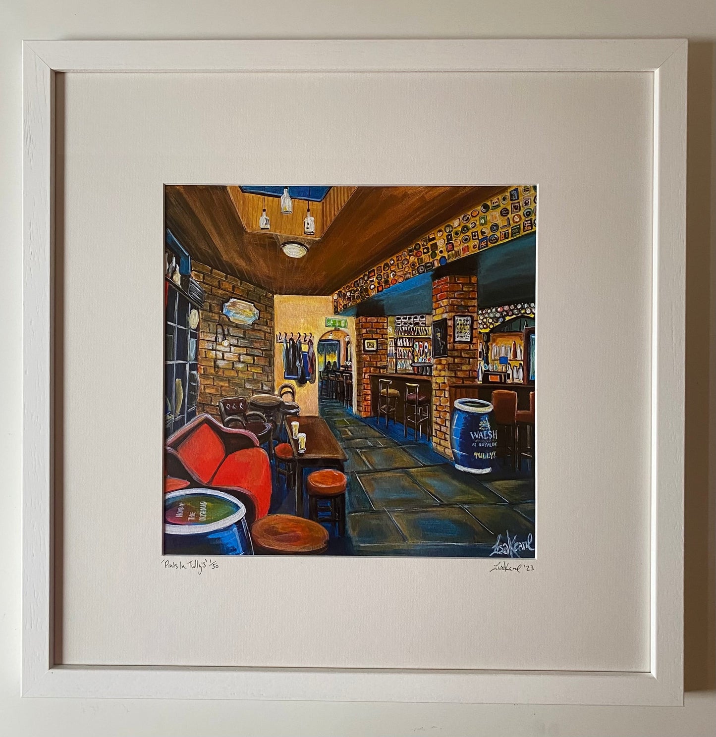 Pints in Tully’s Fine Art Print