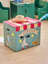 Load image into Gallery viewer, Extra Large Raffia Storage Basket - Circus - Foldable