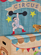 Load image into Gallery viewer, Extra Large Raffia Storage Basket - Circus - Foldable