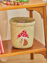 Load image into Gallery viewer, Large Raffia Storage Basket - Happy Forest Theme