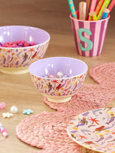 Load image into Gallery viewer, Mermaid Print Small Melamine Bowl