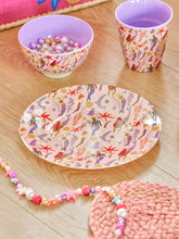 Load image into Gallery viewer, Mermaid Print Melamine Lunch Plate
