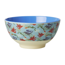 Load image into Gallery viewer, Dragon Print Medium Melamine Bowl
