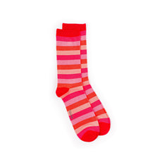 Load image into Gallery viewer, Soft Top - Sunset Stripe Seamless Sock