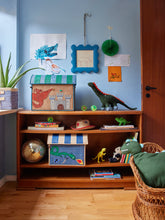 Load image into Gallery viewer, Raffia Storage House - Dragon Theme