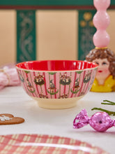 Load image into Gallery viewer, Medium Melamine Bowl - Sweet Forest Print