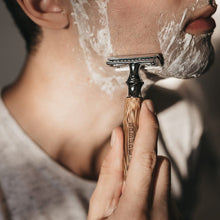 Load image into Gallery viewer, Bamboo Safety Razor - Silver