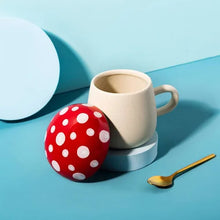 Load image into Gallery viewer, Red Mushroom Mug with Lid
