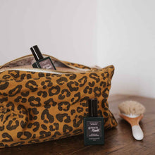Load image into Gallery viewer, Caramel Leopard Print Wash Bag
