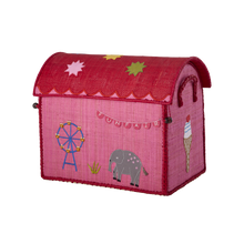Load image into Gallery viewer, Fun Fair Raffia Storage