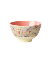 Load image into Gallery viewer, Melamine Small Bowl - Coral Ocean Print