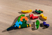 Load image into Gallery viewer, Number T-Rex Jigsaw Puzzle