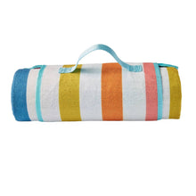 Load image into Gallery viewer, Rainbow Stripe Picnic Blanket