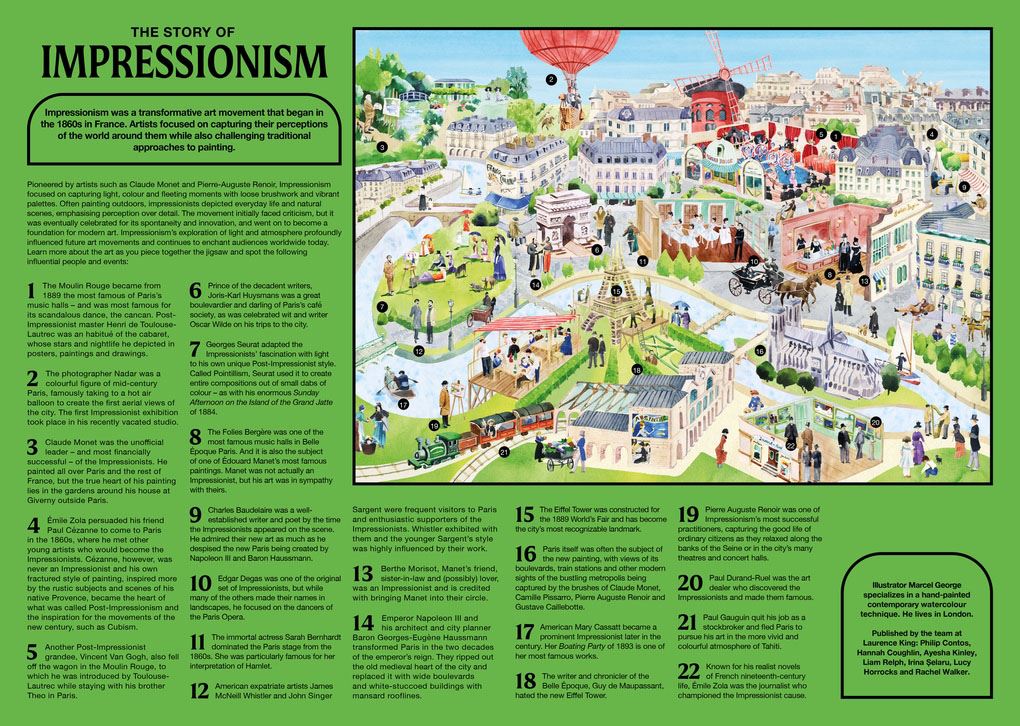 Story of Impressionism - 500 Piece Puzzle