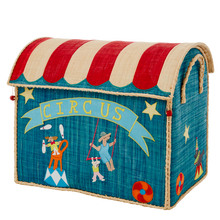 Load image into Gallery viewer, Raffia Toy Baskets - Circus Theme