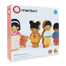 Load image into Gallery viewer, Mentari Doll Family with Cat