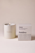 Load image into Gallery viewer, Classic Linen Stoneware Candle