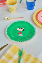 Load image into Gallery viewer, Plate - Green Snoopy Print