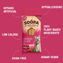 Load image into Gallery viewer, Strawberry Dog-Quiri Dog Dental Sticks
