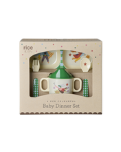 Load image into Gallery viewer, Baby Dinner Set - Green - Hero Print