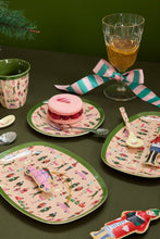 Load image into Gallery viewer, Medium Melamine Cup - Dusty Pink - Holiday Print