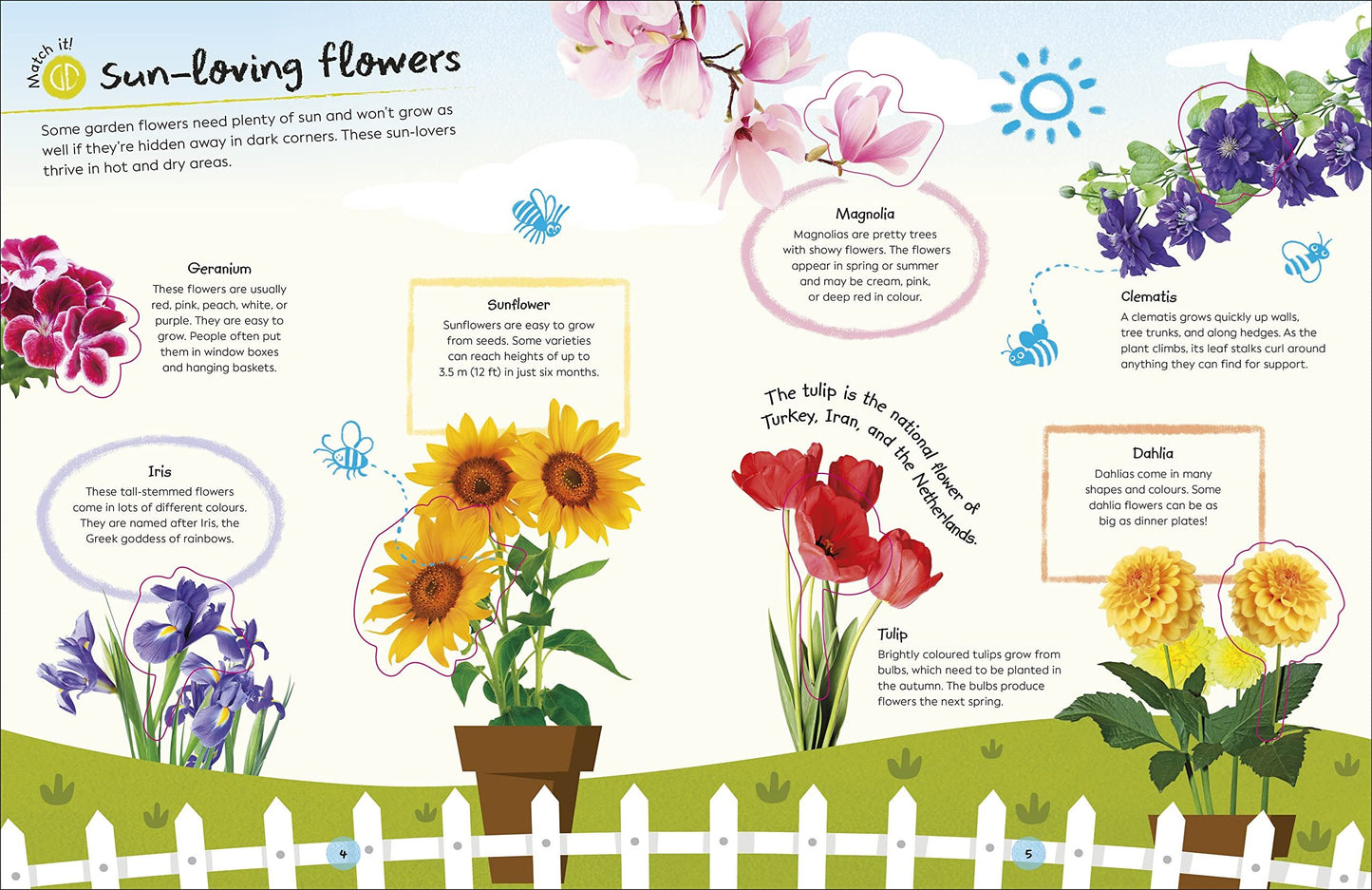 Ultimate Sticker Book - Garden Flowers