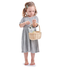 Load image into Gallery viewer, Tender Leaf Wicker Shopping Basket