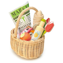 Load image into Gallery viewer, Tender Leaf Wicker Shopping Basket