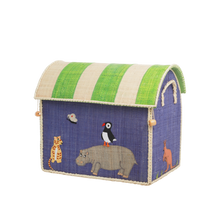 Load image into Gallery viewer, Raffia Toy Baskets - Animal Theme