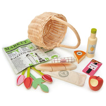 Load image into Gallery viewer, Tender Leaf Wicker Shopping Basket