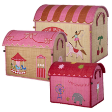 Load image into Gallery viewer, Fun Fair Raffia Storage
